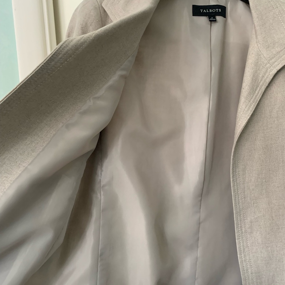 Light Sand Linen Jacket - Picture 3 of 11
